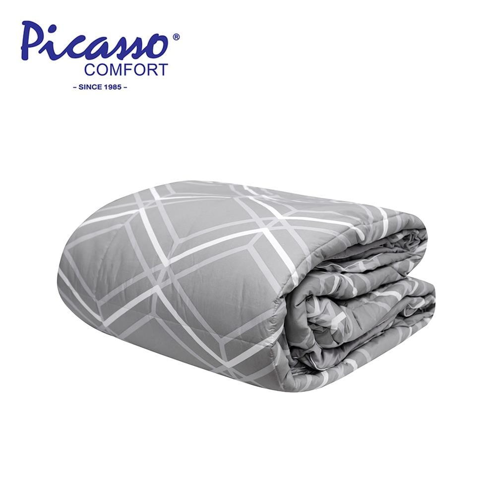 ผ้านวม PICASSO SMILE LIMA 60X80 นิ้ว สี GREY