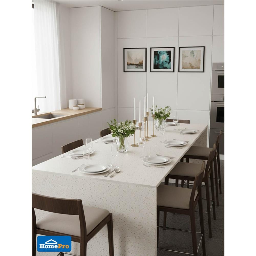 หินสังเคราะห์ 80x160 ซม. TARA เทอร์ราชโซ่ สีขาว