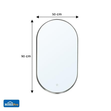 กระจกเงาตกแต่ง LED MOYA O5090 50x90 ซม._6