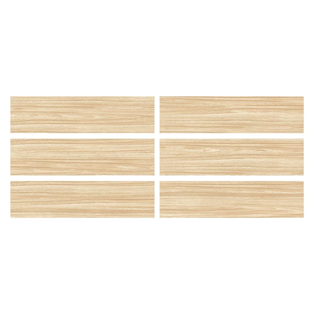 กระเบื้องพื้นพอร์ซเลน 15x60 ซม. TARA เดเรโว่ เบจ PM 0.99 ตร.ม.