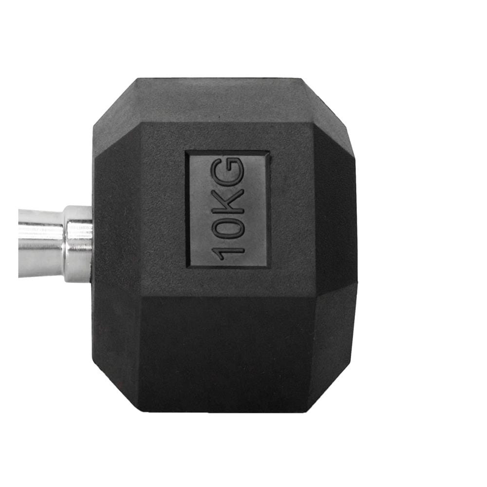 ดัมเบลหกเหลี่ยม หุ้มยาง IRONTEC 10 กก. (1 คู่)