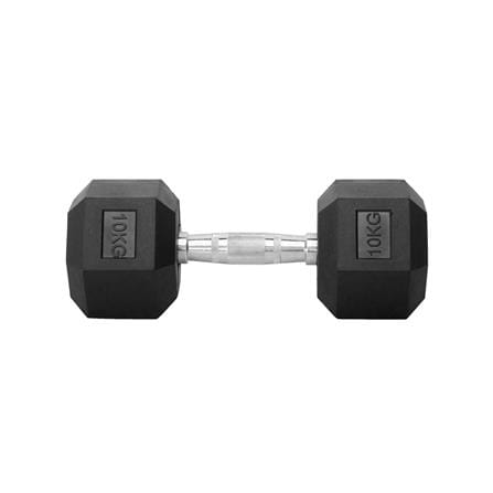 ดัมเบลหกเหลี่ยม หุ้มยาง IRONTEC 10 กก. (1 คู่)_1