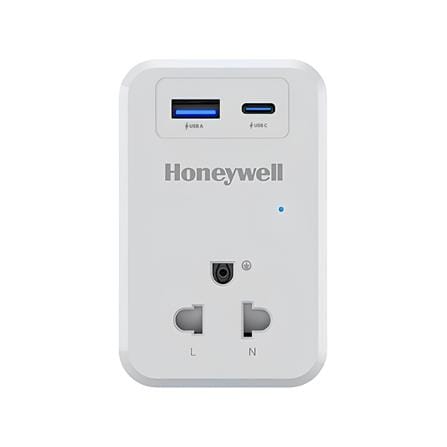 ปลั๊กป้องกันไฟกระชาก 1 ช่อง, 1 USB, 1 PD HONEYWELL_0