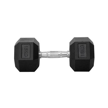 ดัมเบลหกเหลี่ยม หุ้มยาง IRONTEC 15 กก. (1 คู่)_1