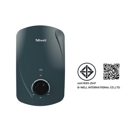 เครื่องทำน้ำอุ่น BWELL LUKA 4500 วัตต์ สีดำ_7