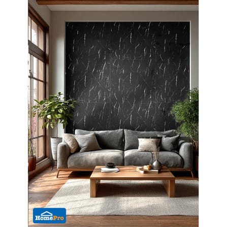 แผ่นตกแต่งผนัง SPC WALL PANEL 122x244 ซม. TARA ลอเรนต์ ดำ_4