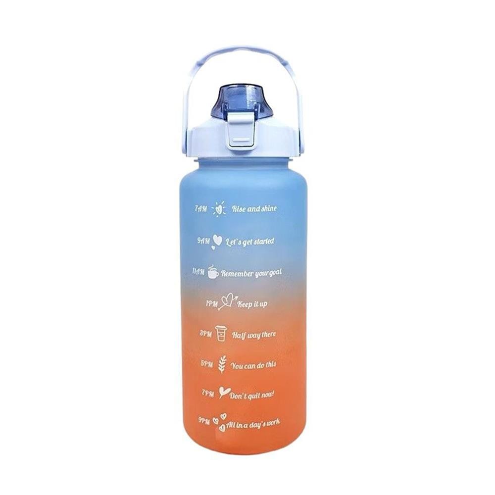 กระบอกน้ำพลาสติก TRITAN HANSEN 2 ลิตร สีฟ้าทูโทน