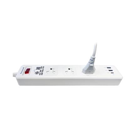ปลั๊กป้องกันไฟกระชาก 3 ช่อง 2 USB 1 PD HONEYWELL_2