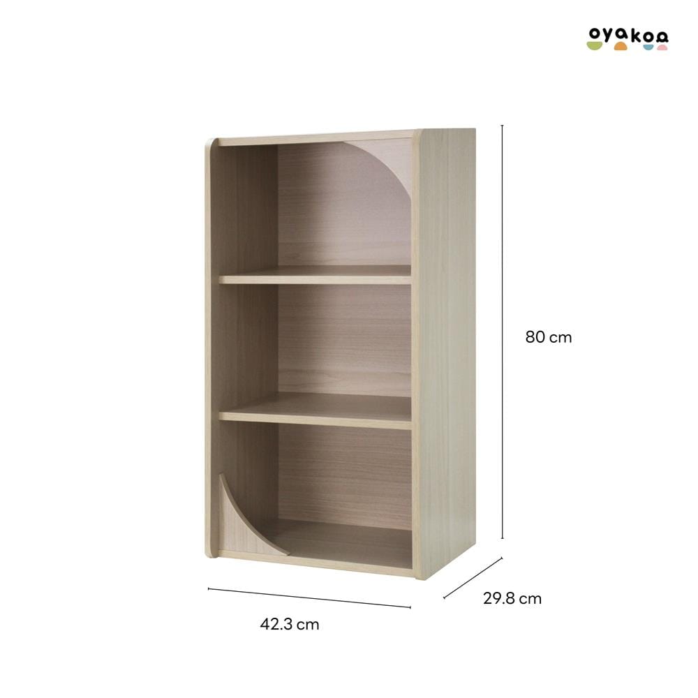 ตู้เก็บของโล่งสำหรับเด็ก 3 ชั้น OYAKOO CHARLIE&rsquo;S CUBE 42.3 ซม. สีไวท์โอ๊ค