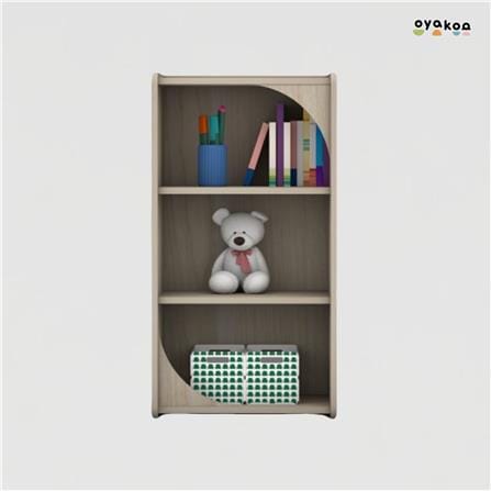 ตู้เก็บของโล่งสำหรับเด็ก 3 ชั้น OYAKOO CHARLIE’S CUBE 42.3 ซม. สีไวท์โอ๊ค_4