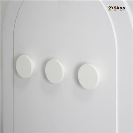 ตู้เสื้อผ้าเด็กโล่งพร้อมชั้นวาง OYAKOO LUNA 82.2 ซม. สีขาว/ลายไม้_3