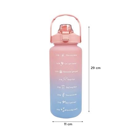 กระบอกน้ำพลาสติก TRITAN HANSEN 2 ลิตร สีชมพูทูโทน_4