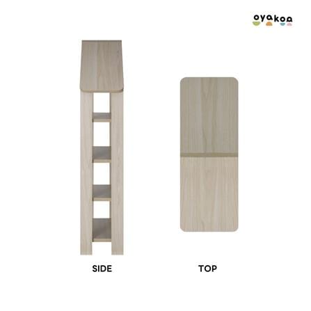 ชั้นวางของโล่งสำหรับเด็ก 4 ชั้น OYAKOO STELLA HOME 48 ซม. สีโอ๊ค_3