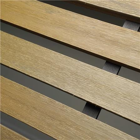 รั้วบังตาโปร่ง SUNSHIELD S90 SET A 0.6x2 ม. สีโอ๊ค_4