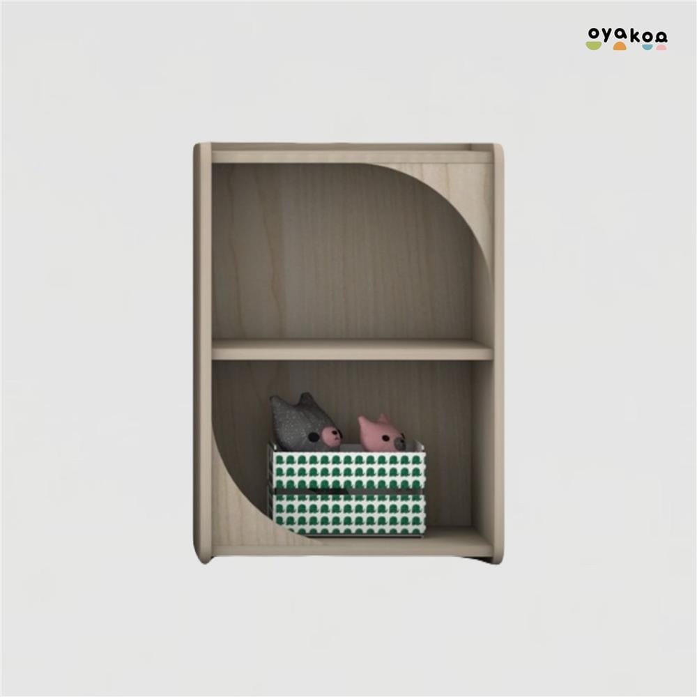 ตู้เก็บของโล่งสำหรับเด็ก 2 ชั้น OYAKOO CHARLIE&rsquo;S CUBE 42.3 ซม. สีไวท์โอ๊ค