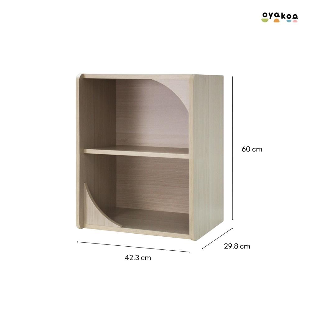 ตู้เก็บของโล่งสำหรับเด็ก 2 ชั้น OYAKOO CHARLIE&rsquo;S CUBE 42.3 ซม. สีไวท์โอ๊ค