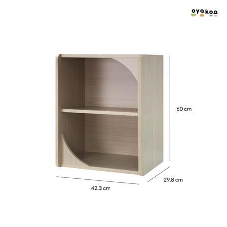 ตู้เก็บของโล่งสำหรับเด็ก 2 ชั้น OYAKOO CHARLIE’S CUBE 42.3 ซม. สีไวท์โอ๊ค_5