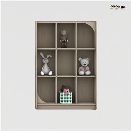 ตู้เก็บของโล่งสำหรับเด็ก 9 ช่อง OYAKOO CHARLIE’S CUBE 82.3 ซม. สีไวท์โอ๊ค_5