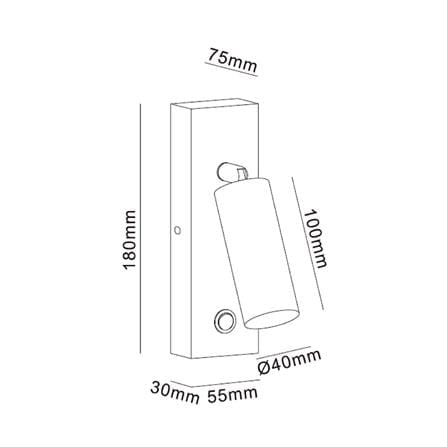 ไฟกิ่งภายใน LED CARINI MD008-3603WH 5 วัตต์ DAYLIGHT/COOL WHITE/WARM WHITE สีขาว 1 ตัว_5