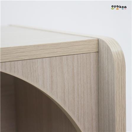 ตู้วางของโล่งสำหรับเด็ก 4 ช่อง OYAKOO CHARLIE'S CUBE 82.4 ซม. สีไวท์โอ๊ค_2
