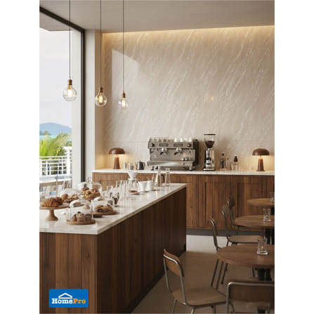 แผ่นตกแต่งผนัง SPC WALL PANEL 122x244 ซม. TARA โอปอล์ ครีม_6