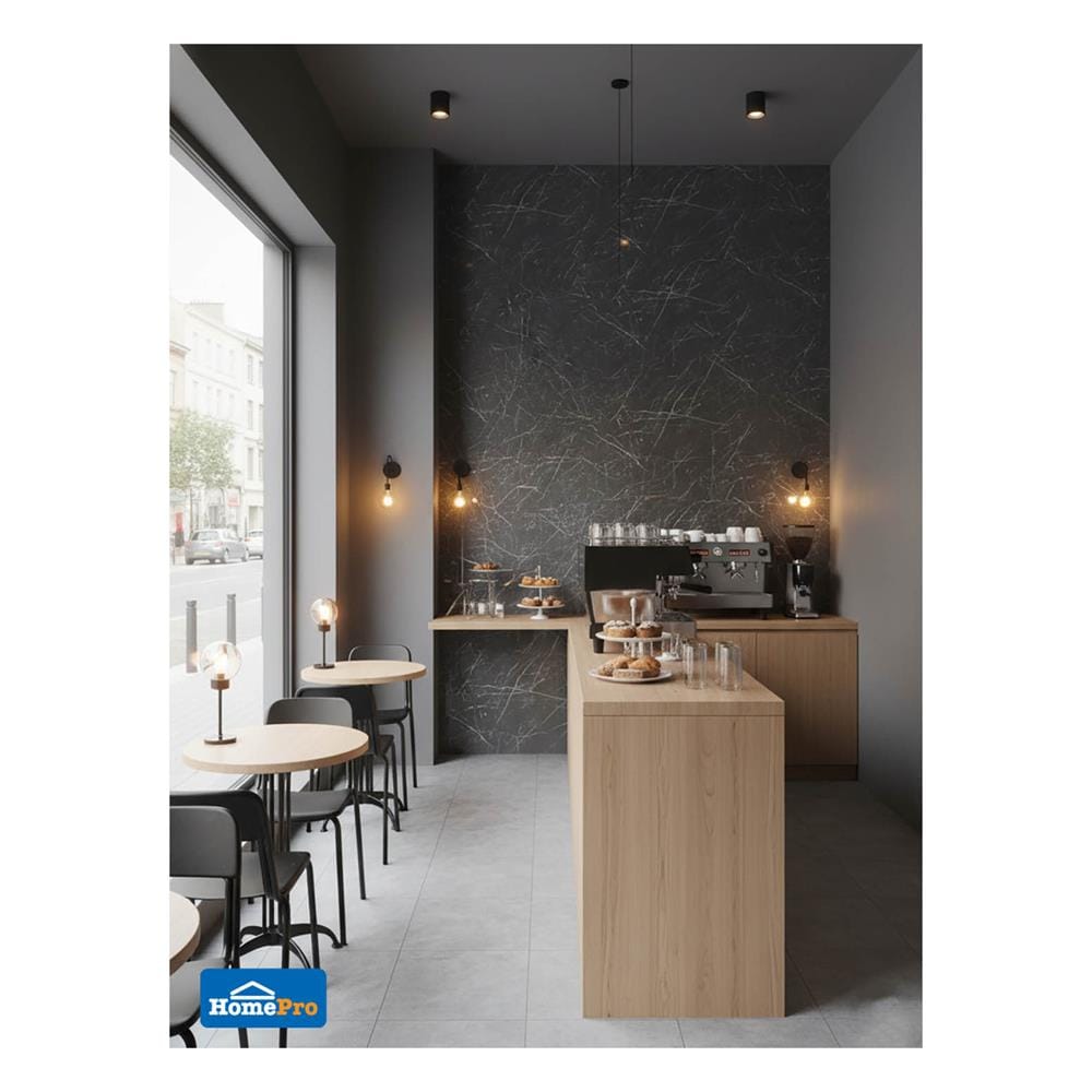 แผ่นตกแต่งผนัง SPC WALL PANEL 122x244 ซม. TARA คาราโตโร่ ดำ