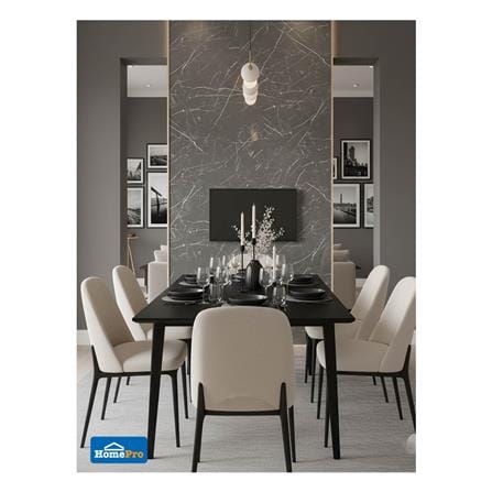 แผ่นตกแต่งผนัง SPC WALL PANEL 122x244 ซม. TARA คาราโตโร่ ดำ_4