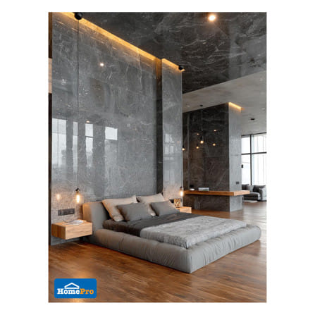 แผ่นตกแต่งผนัง SPC WALL PANEL 122x244 ซม. TARA คาราโตโร่ ดำ_2