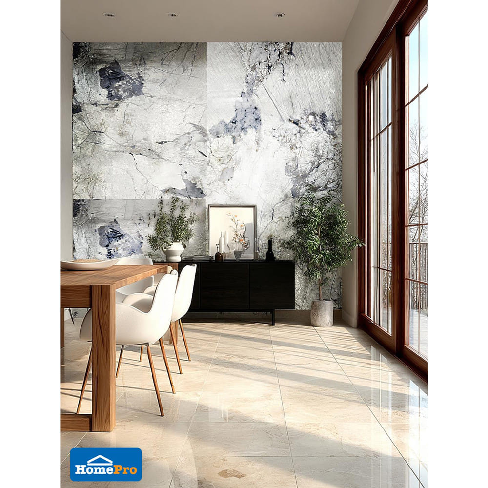 แผ่นตกแต่งผนัง SPC WALL PANEL 120x244 ซม. TARA ซิก้า ไวท์