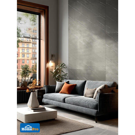 แผ่นตกแต่งผนัง SPC WALL PANEL 122x244 ซม. TARA วีนัส เทา_2