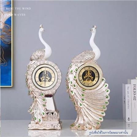 นาฬิกาตั้งโต๊ะ INTERY CT215C048_04 23.62X7.87 นิ้ว สีเงิน_6