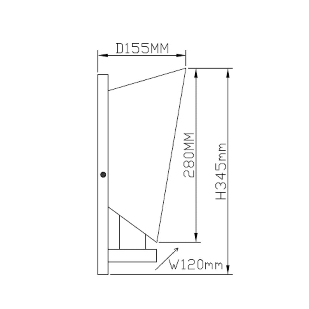 ไฟกิ่งภายใน CARINI B596-1 สีขาว/ลายไม้ 1 หัว
