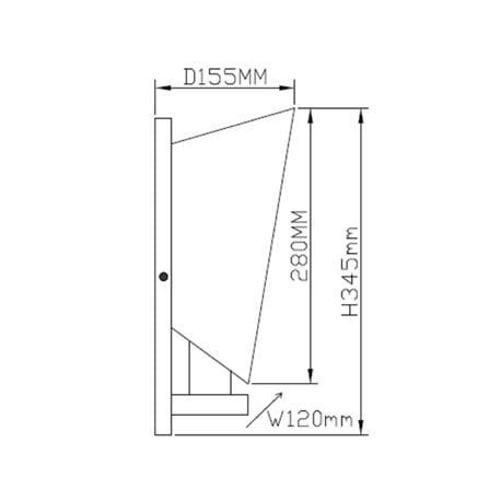 ไฟกิ่งภายใน CARINI B596-1 สีขาว/ลายไม้ 1 หัว_5
