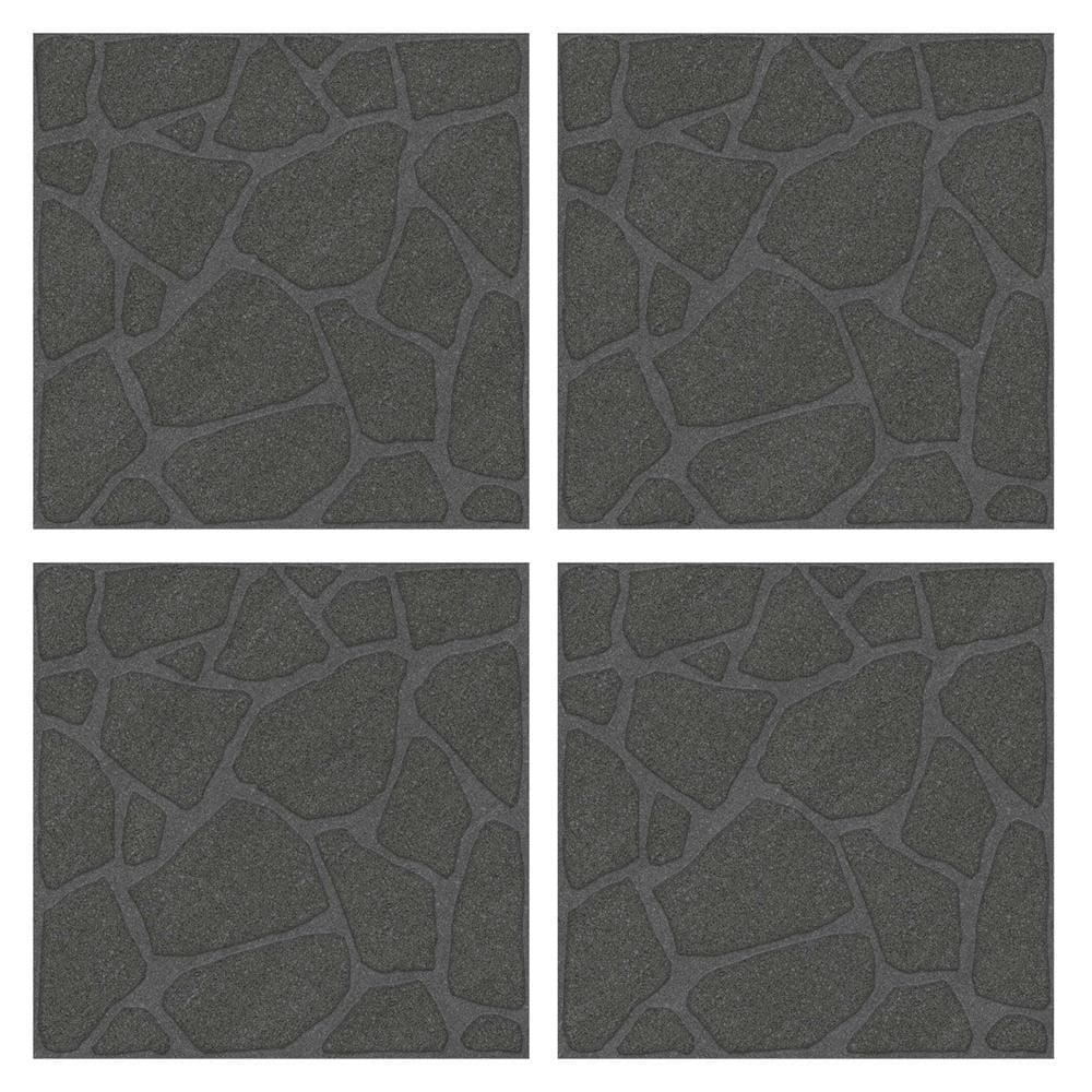 กระเบื้องพื้น 16x16 นิ้ว DURAGRES เอสเตบัน ดำ A 0.96 ตร.ม.