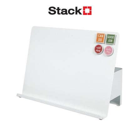 ที่วางแท็บเล็ตพร้อมเก็บปลั๊กไฟ STACKO TIDY 30X13X21 ซม. สีขาว_1