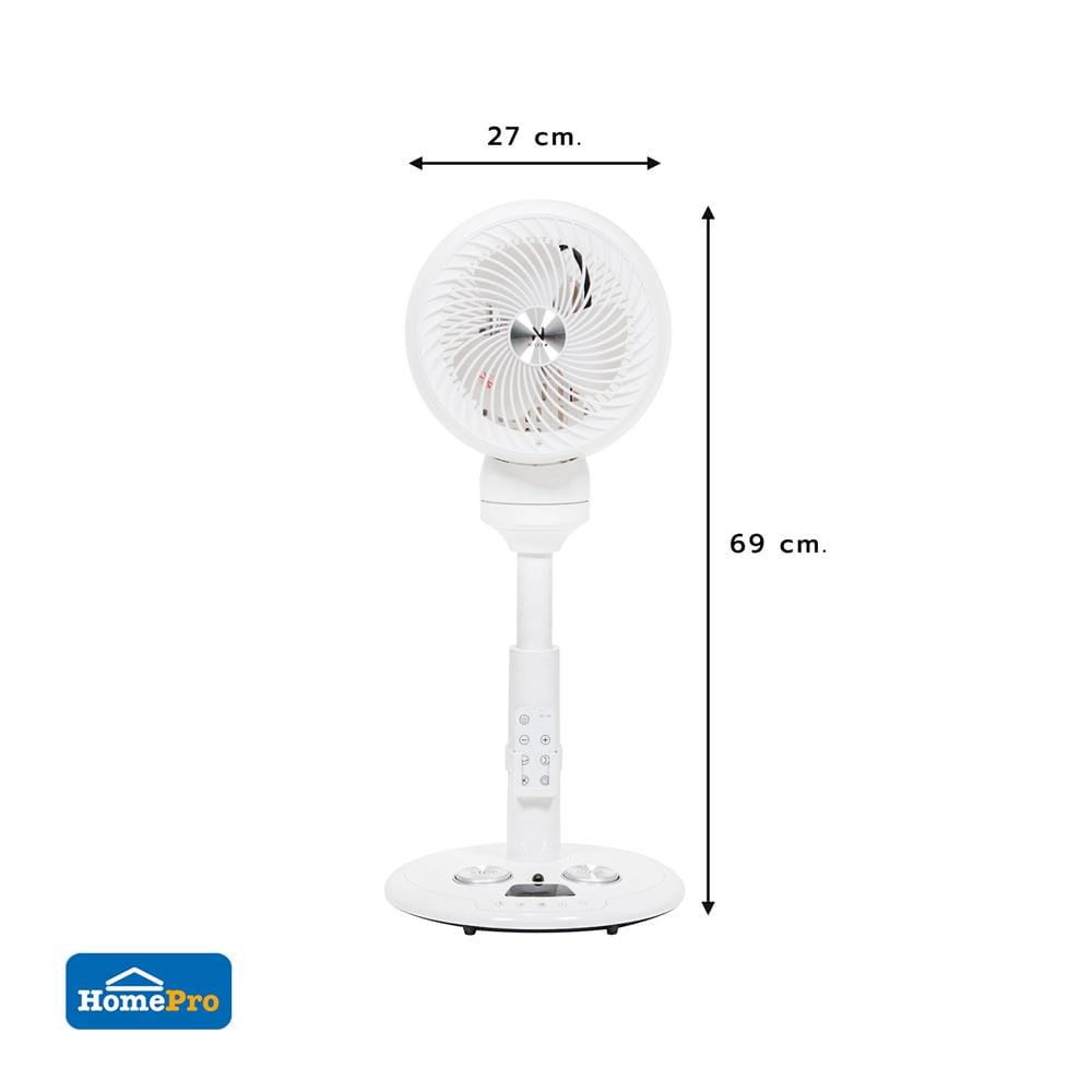 พัดลมตั้งพื้น 8 นิ้ว NIKITO SYF-HL302R สีขาว