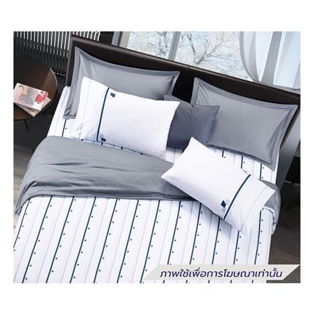 ชุดผ้าปูที่นอน 6 ฟุต (ชุด 7 ชิ้น) SANTAS COTTON USA BEACHHOUSE WH_0