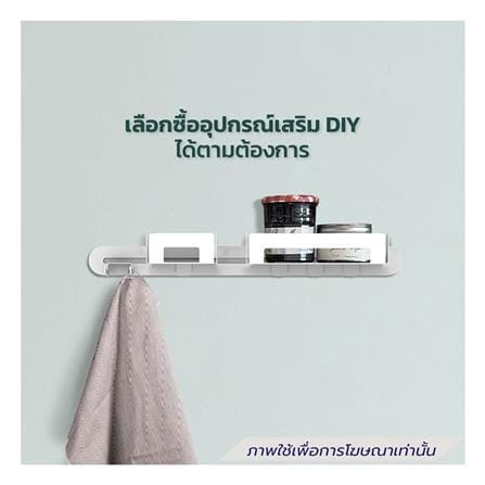 ชุดแผ่นชั้น SPACEMAKER 53.3X2.1X5 ซม. สีดำ_2