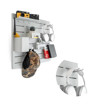 ที่แขวนของเหล็ก SPACEMAKER 4.4X8.4X4.5 ซม. สีขาว_2