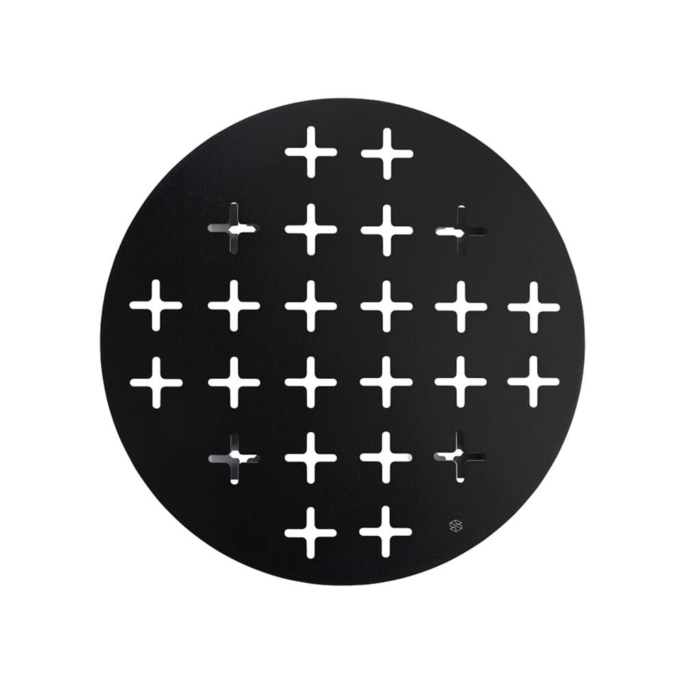 แผ่นเหล็กติดผนัง SPACEMAKER 40.5X2.2X40.5 ซม. สีดำ