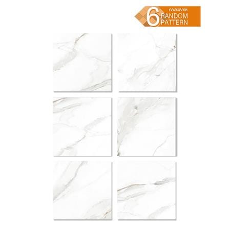 กระเบื้องพื้นพอร์ซเลน 60x60 ซม. CERGRES นิโคล่า ไวท์ A 1.44 ตร.ม._1