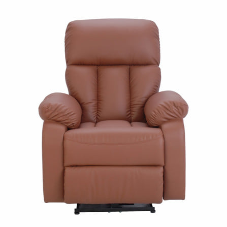 เก้าอี้ปรับนอนไฟฟ้า FURDINI FRIENDLY สีน้ำตาลเข้ม_2