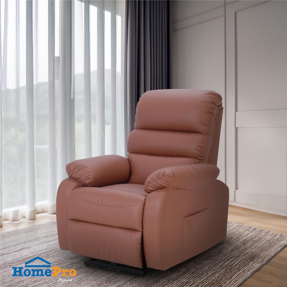 เก้าอี้ปรับนอนไฟฟ้า FURDINI JASPER สีน้ำตาลเข้ม