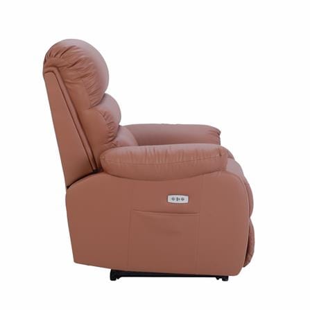 เก้าอี้ปรับนอนไฟฟ้า FURDINI JASPER สีน้ำตาลเข้ม_4