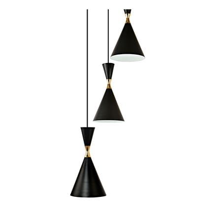 ไฟช่อ CARINI P249270-3B สีดำ/ทอง/ขาว 3 หัว_1