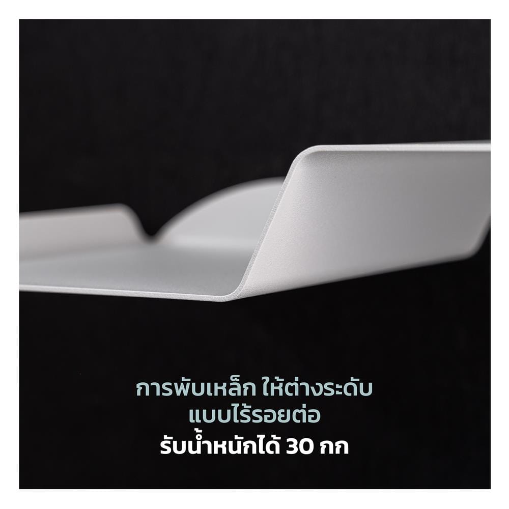 หิ้งพระติดผนังเหล็ก SPACEMAKER 66.4X22.7X8.9 ซม. สีขาว