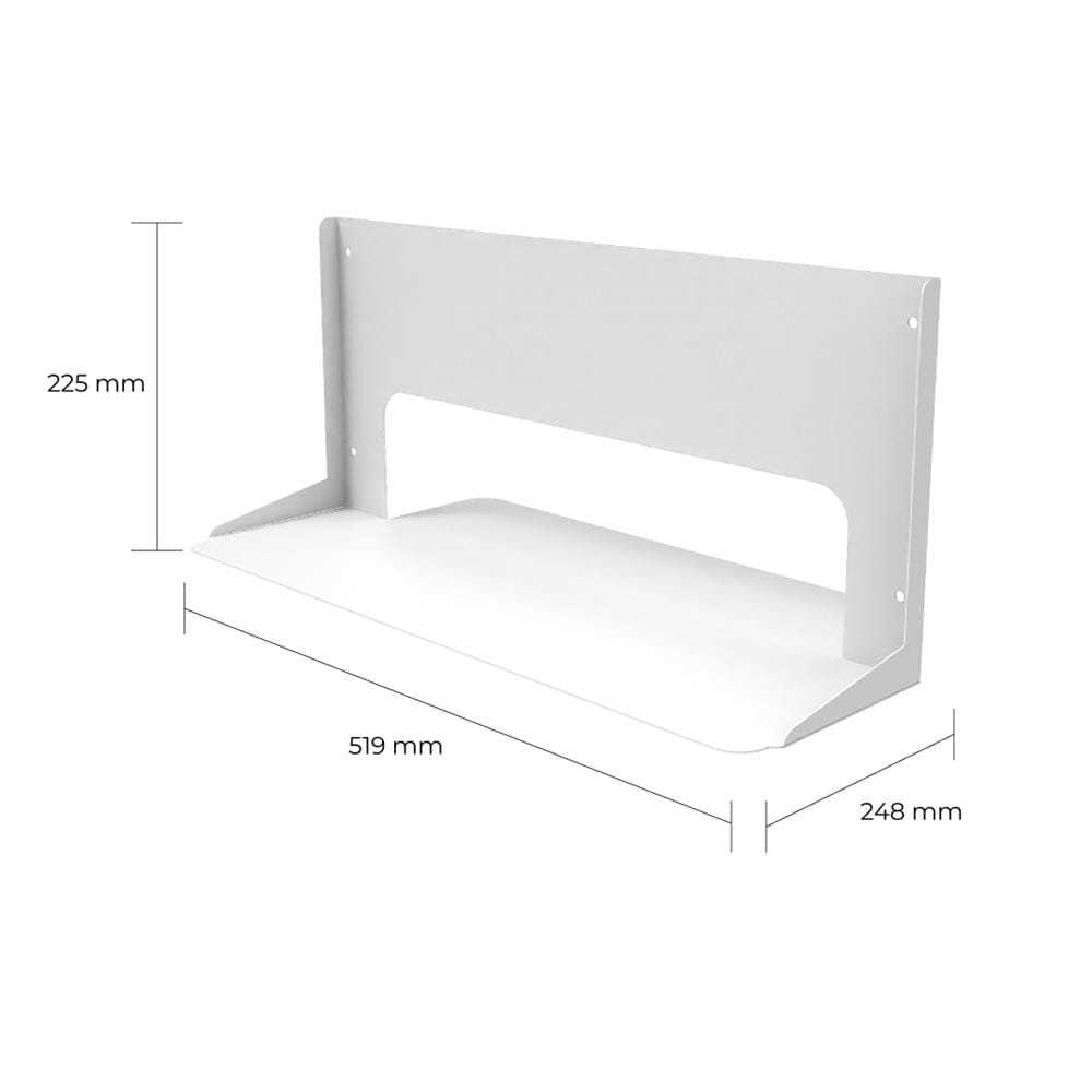 ขาตั้งบอร์ดเหล็ก SPACEMAKER 51.9X24.8X22.5 ซม. สีขาว