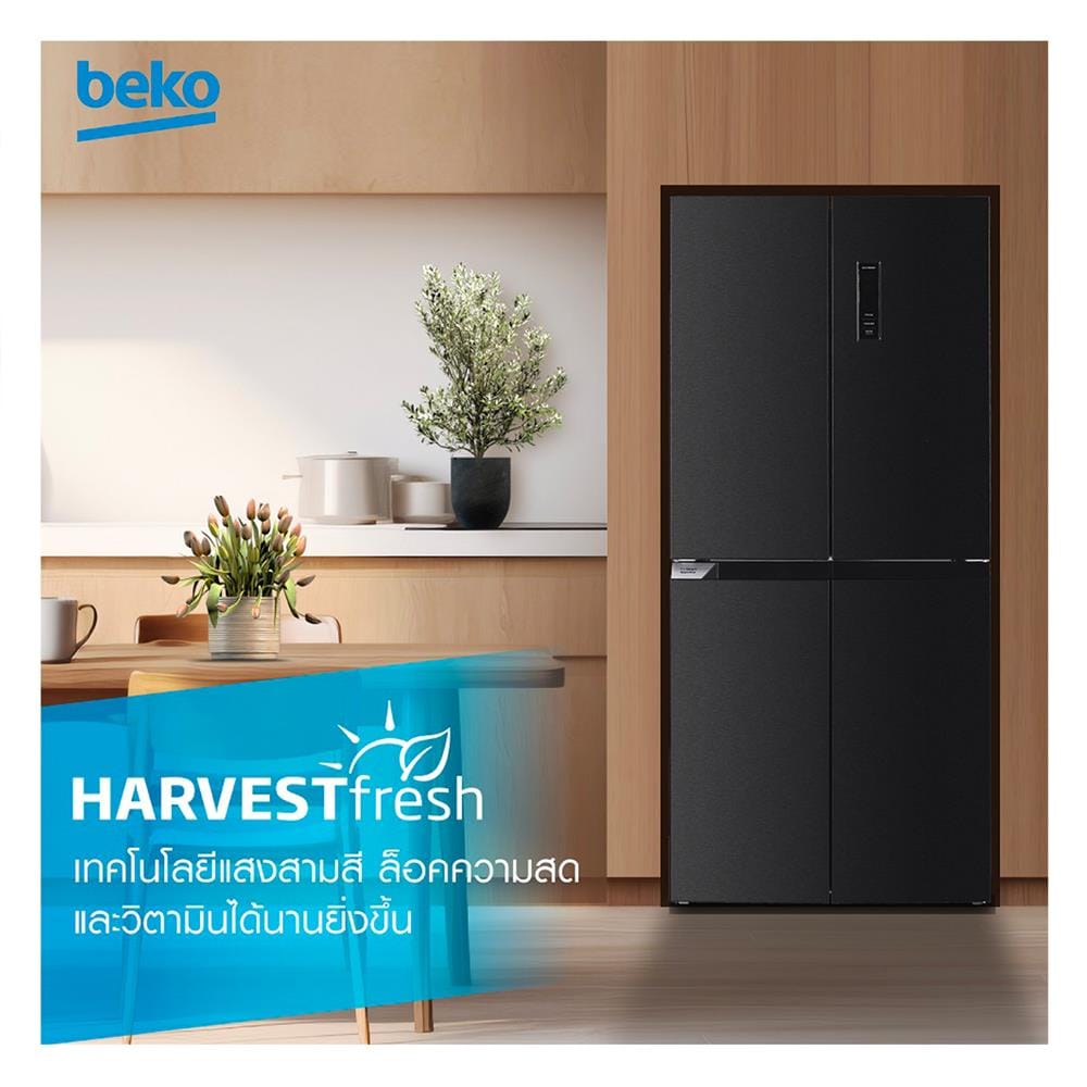 ตู้เย็น MULTI DOOR BEKO GNO52251HFSKTH 18.4 คิว สีดำ