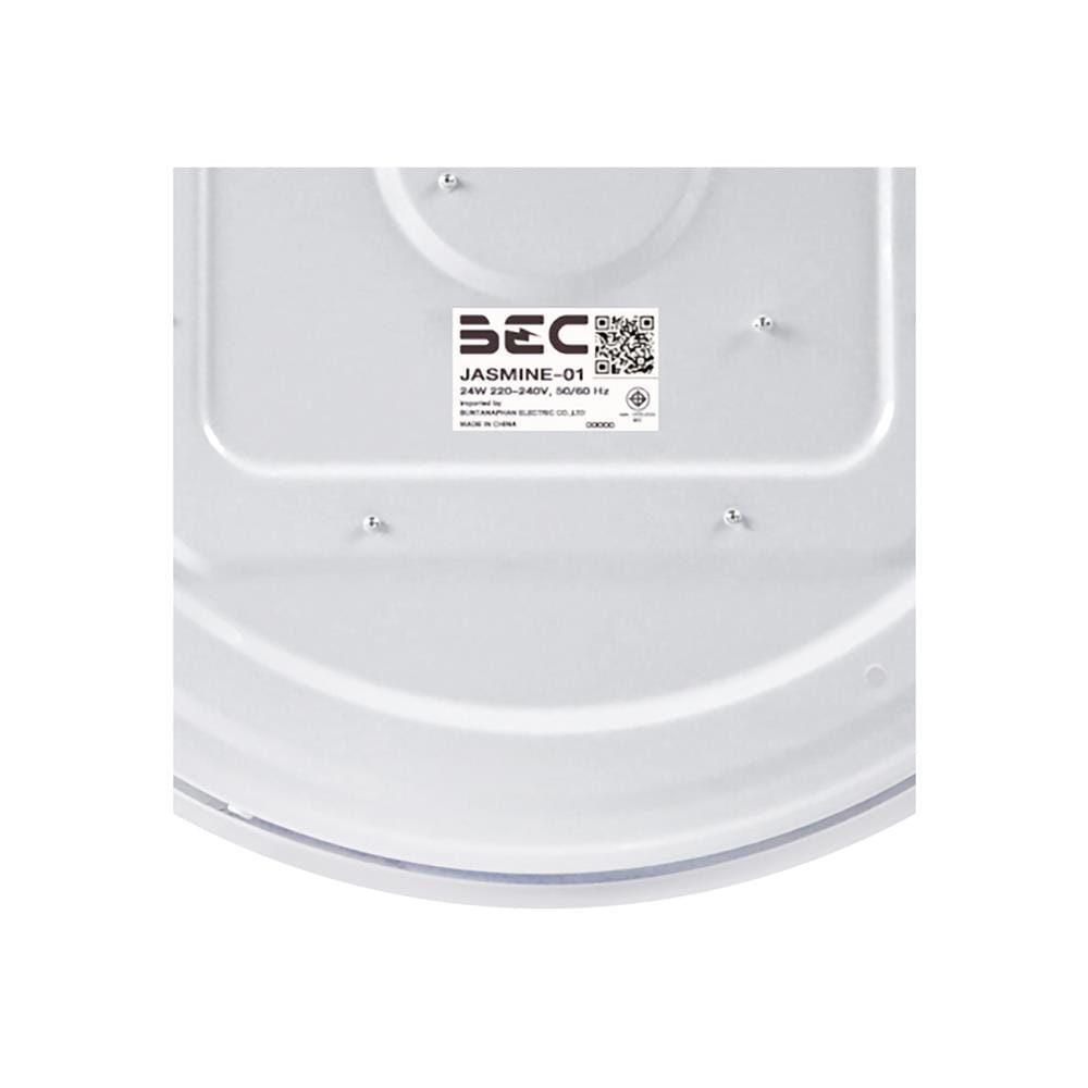 ไฟเพดาน LED BEC JASMINE-01 15 นิ้ว 24 วัตต์ DAYLIGHT สีขาว