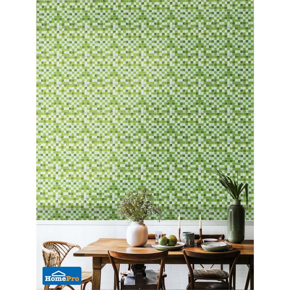 โมเสคแก้ว 30x30 ซม. DURAGRES ดิซซี่ กรีน